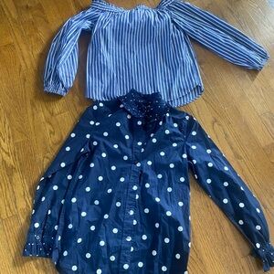 J. Crew tops button up size 0 and 00